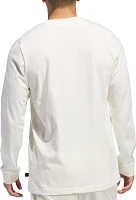 adidas Men's Go-To Crest Graphic Long Sleeve Golf T-Shirt