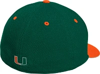 adidas Men's Miami Hurricanes Fitted Hat