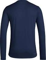 adidas Adult New England Revolution 2024 Jersey Hook Navy Long Sleeve Shirt