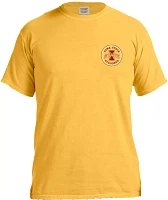 Image One Men's Iowa State Cyclones Gold Rounds T-Shirt