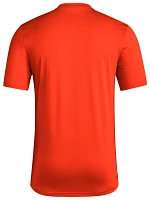 adidas Adult Houston Dynamo 2024 Jersey Hook Orange T-Shirt