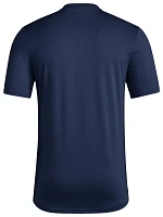 adidas Adult New England Revolution 2024 Jersey Hook Navy T-Shirt