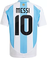 adidas Youth Argentina Lionel Messi #10 2024 Home Replica Jersey