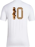 adidas Adult 2023 Ballon d'Or Lionel Messi #10 Rings T-Shirt