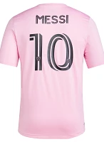 adidas Adult Inter Miami CF Lionel Messi #10 Pink T-Shirt