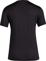 adidas Women's Lionel Messi #10 Celebrate Black T-Shirt