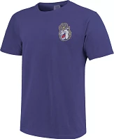 Image One Men's James Madison Dukes Purple Campus Arch T-Shirt