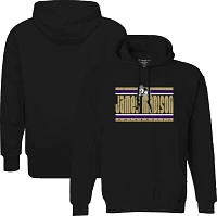 Image One Men's James Madison Dukes Black Stripes Pullover Hoodie