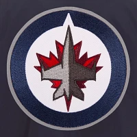 JH Design Winnipeg Jets Navy Bomber Jacket