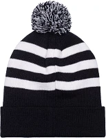 Fan Ink Adult Juventus 2023 Aspen Black Pom Knit Beanie