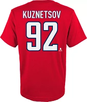 NHL Youth Washington Capitals Evgeny Kuznetsov #92 Red T-Shirt