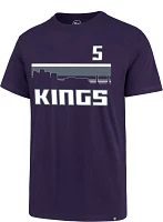 '47 Men's Sacramento Kings De'Aaron Fox #5 Purple T-Shirt