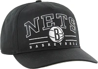 '47 Brand Adult Brooklyn Nets Black Rosco Hitch Adjustable Hat