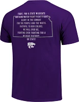 Image One Men's Kansas State Wildcats Purple Fight Song T-Shirt