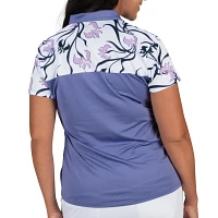 Nancy Lopez Women's Minx Short Sleeve Golf Polo