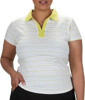 Nancy Lopez Women's Point Short Sleeve Golf Polo