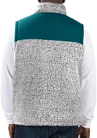 G-III Men's Philadelphia Eagles Green High Side Reversible Vest