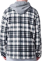 G-III Men's Tennessee Titans Pickoff Plaid Royal Sherpa Jacket