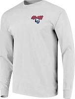 Image One Men's Liberty Flames White Gameday Stadium Long Sleeve T-Shirt