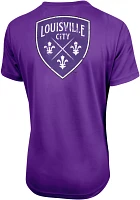 Icon Sports Group Women's Louisville City FC 2 Logo Purple T-Shirt