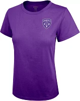 Icon Sports Group Women's Louisville City FC 2 Logo Purple T-Shirt