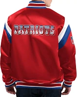 Starter Men's New England Patriots Shutout Throwback Snap Red Jacket