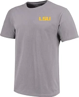 Image One LSU Tigers Grey Helmet Arch T-Shirt