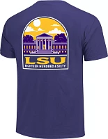 Image One Men's LSU Tigers Purple Campus Arch T-Shirt