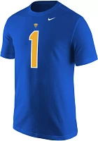 Nike Men's Pitt Panthers #1 Blue Larry Fitzgerald Jr. T-Shirt