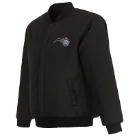 JH Design Men's Orlando Magic Black Reversible Wool Jacket