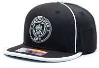 Fan Ink Adult Manchester City 1/8th Black Snapback Adjustable Hat