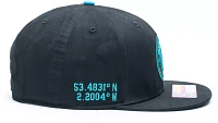 Fan Ink Adult Manchester City Locale Black Snapback Adjustable Hat