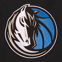 JH Design Men's Dallas Mavericks Black Reversible Wool Jacket