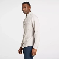 VRST Men's Long Sleeve Button Down Herringbone Shirt