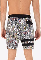 Hurley Men's Phantom Eco 25th Anniversary Block Party Boardshorts