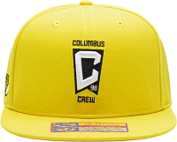 Fan Ink Adult Columbus Crew Dawn Yellow Snapback Adjustable Hat