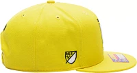 Fan Ink Adult Columbus Crew Dawn Yellow Snapback Adjustable Hat