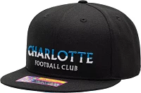 Fan Ink Adult Charlotte FC Loyalty Black Snapback Adjustable Hat