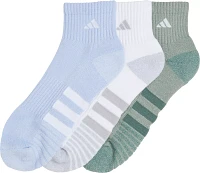 adidas Men's Cushioned Color Quarter Socks - 3 Pack