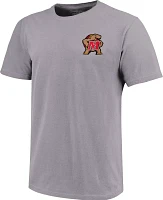 Image One Adult Maryland Terrapins Grey Helmet Arch T-Shirt