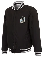 JH Design Minnesota United FC Black Reversible Fleece Jacket