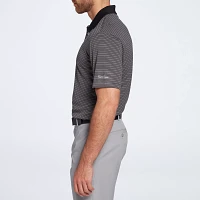 Walter Hagen Men's Essentials Stripe Golf Polo