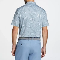 Walter Hagen Men's Clubhouse Airbrush Print Golf Polo