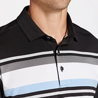 Walter Hagen Men's Performance 11 Chest Stripe Golf Polo