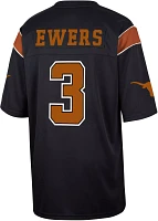 Colosseum Men's Texas Longhorns Quinn Ewers #3 Black Replica Football Jersey