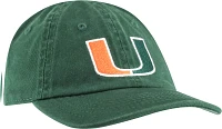 Top of the World Infant Miami Hurricanes Green Iconic Curve Adjustable Hat