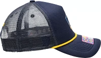 Fan Ink Adult Los Angeles Galaxy Atmosphere Navy Trucker Hat