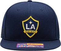 Fan Ink Adult Los Angeles Galaxy Dawn Navy Snapback Adjustable Hat