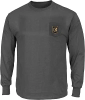 MLS Big & Tall Los Angeles City FC One Pocket Grey Long Sleeve Shirt