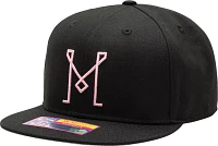 Fan Ink Adult Inter Miami CF Dawn Black Snapback Adjustable Hat